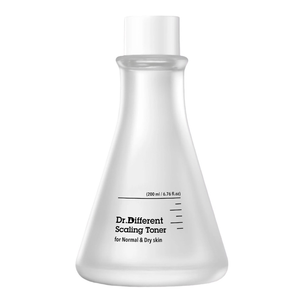 DR.DIFFERENT SCALING TONER FOR NORMAL & DRY SKIN 200ML - BNIB